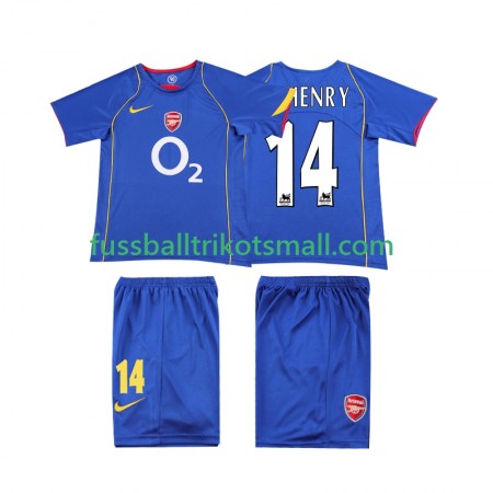Fußballtrikots Arsenal Thierry Henry 14 2004 Retro Kinder 2005 Kurzarm Auswärts-trikot kaufen